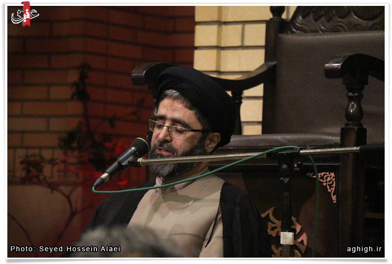 حجت الاسلام حائری زاده در هیئت مهدی جان