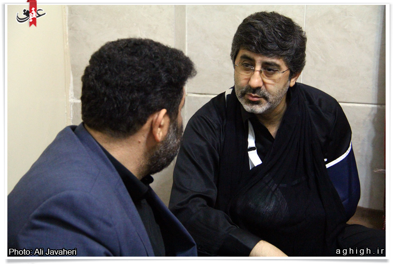 مراسم چهلم پدر حاج سعید حدادیان