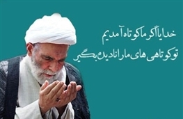 جملات عارفانه آیت الله مجتبی تهرانی