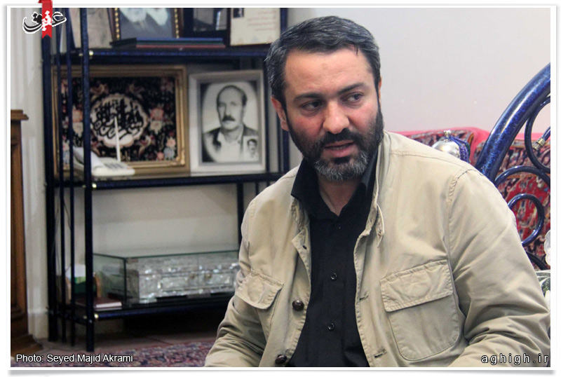 سید علی احمدی تهیه کننده سیما در دیدار  با حاج حجت کسری