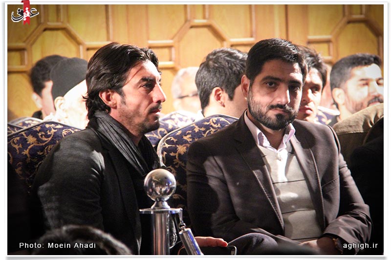 حاج سید مجید بنی فاطمه و مهدی رحمتی در یادواره شهدا