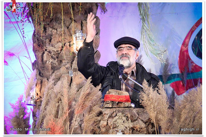 اصغر نقی زاده در یادواره شهدای مسجد پنبچه چی