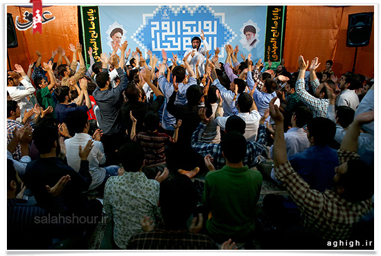 جشن میلاد امام زمان(عج) در هیئت فاطمیون قم