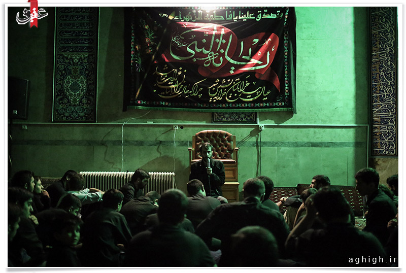 شب شهادت امام کاظم(ع) در هیئت ریحانه النبی