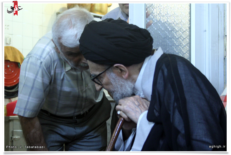 آیت الله ضیاءآبادی - مسجد علی بن الحسین علیه السلام