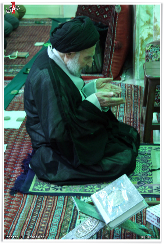 آیت الله ضیاءآبادی - مسجد علی بن الحسین علیه السلام