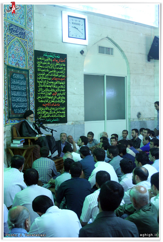 آیت الله ضیاءآبادی - مسجد علی بن الحسین علیه السلام