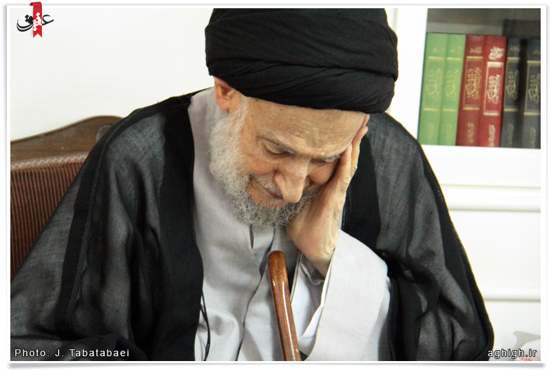 روضه خانگی آیت الله ضیاءآبادی با سخنرانی حجت الاسلام محسن الهی و مداحی حاج محسن اعتمادیان