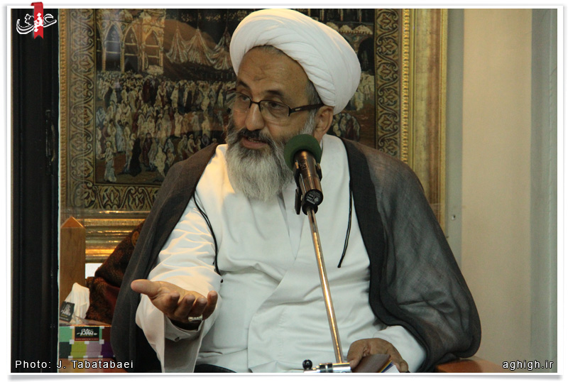 روضه خانگی آیت الله ضیاءآبادی با سخنرانی حجت الاسلام محسن الهی و مداحی حاج محسن اعتمادیان