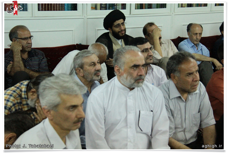روضه خانگی آیت الله ضیاءآبادی با سخنرانی حجت الاسلام محسن الهی و مداحی حاج محسن اعتمادیان