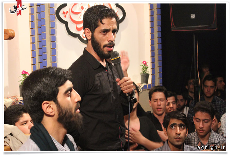 حجت الاسلام مومنی و سید رضا نریمانی در هیئت محبان الائمه اصفهان
