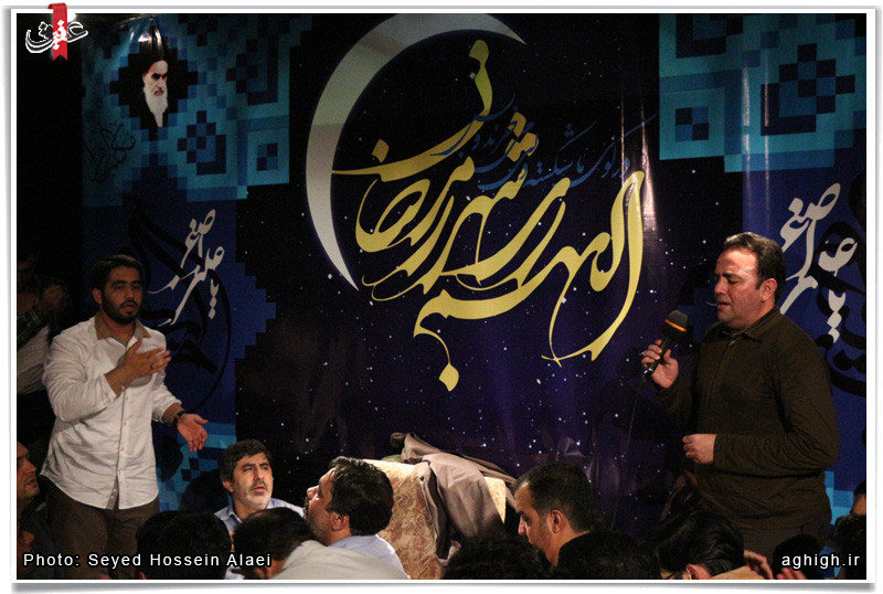 حاج امین مقدم در هیئت مکتب الزهرا