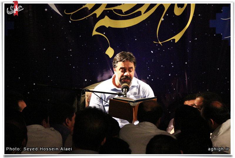 حاج محمود کریمی در هیئت مکتب الزهرا