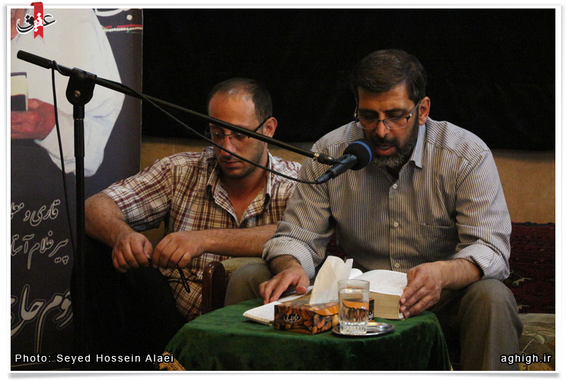مناجات خوانی حاج مجید کاشانی در حسینیه نوباوگان قنات آباد