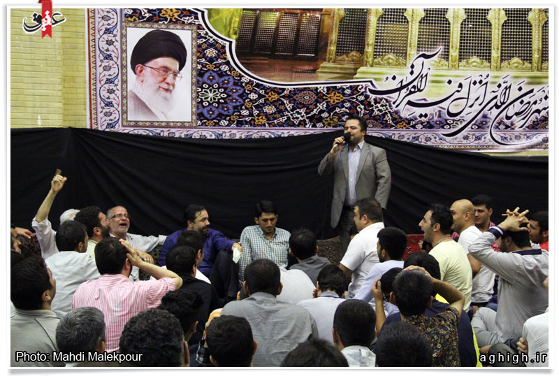 حاج مهدی عزیزیان در حسینیه دلریش