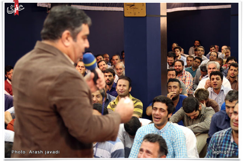 جلسه ماهانه بیت الرضا مداحی حاج حسن خلج