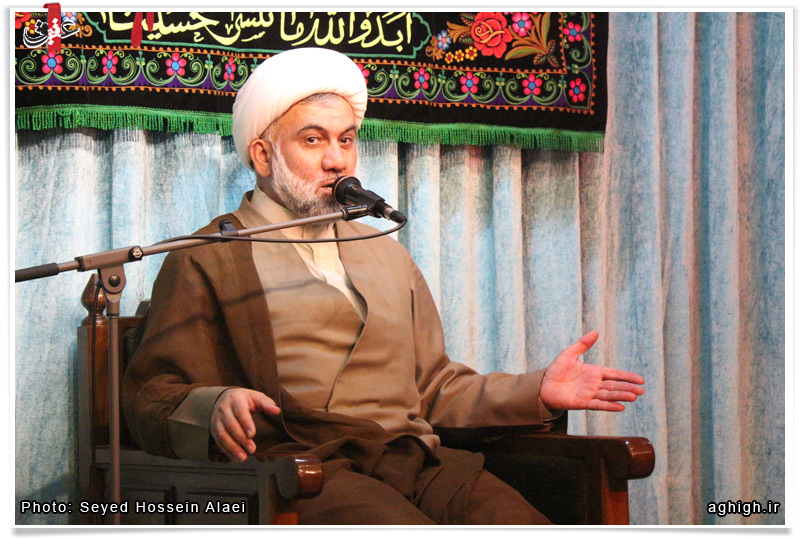  حجت الاسلام ریاضت در هیئت عبداالله بن حسن(ع