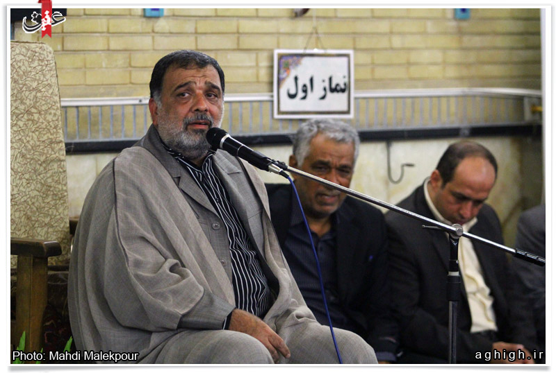 مداحی حاج سید علی سادات رضوی  در مراسم ترحیم دکتر محمد رضا آهی