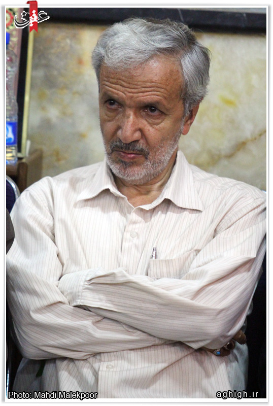حاج ماشاالله عابدی در مراسم ترحیم دکتر محمدرضا آهی  