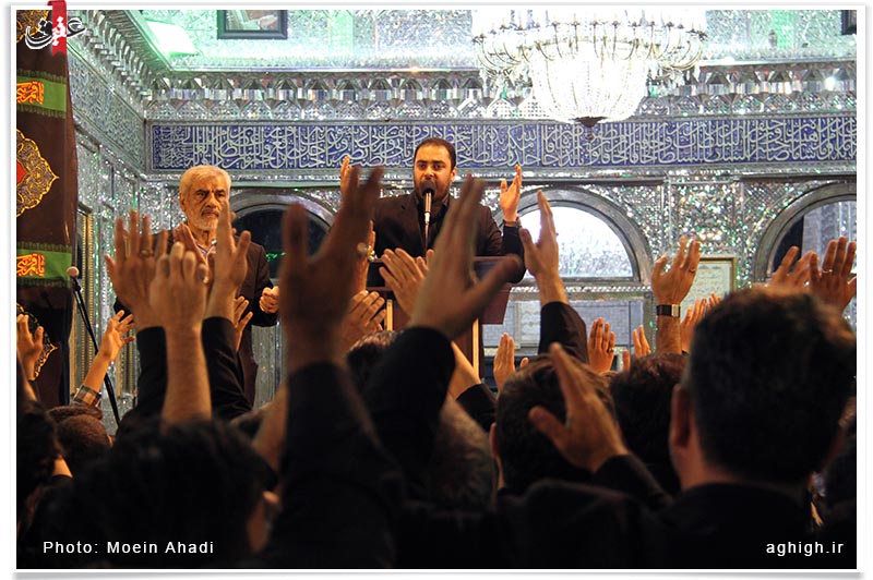 حاج حامد خمسه در مراسم مسلمیه حرم حضرت عبدالعظیم الحسنی(ع)