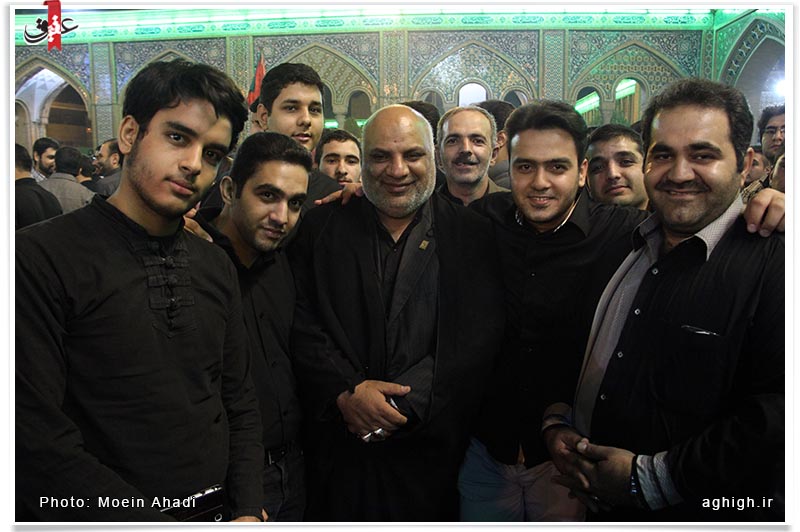 حاج حمید منتظر در مراسم مسلمیه حرم حضرت عبدالعظیم الحسنی(ع)