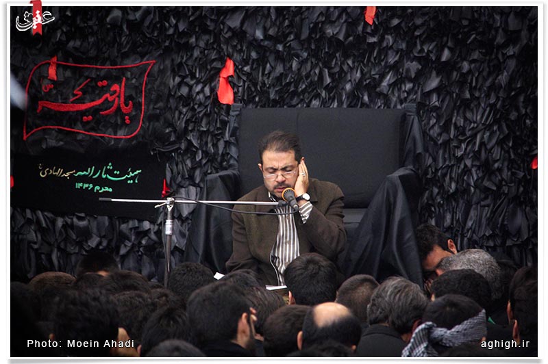محرم 93 مداحی حاج محمود کریمی در مسجد الهادی