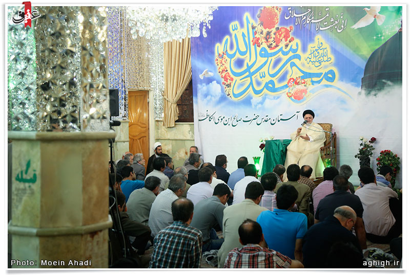 امام زاده صالح سخنرانی حجت الاسلام هاشمی نژاد