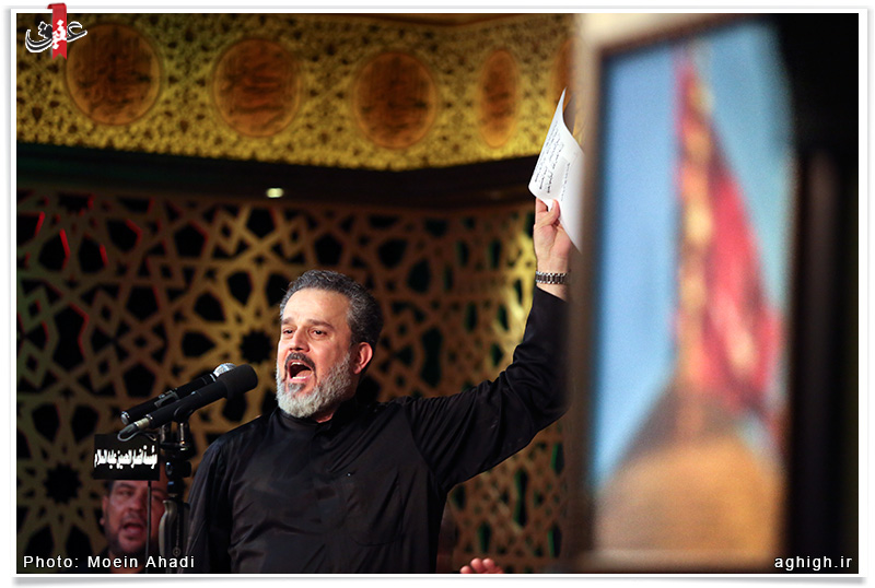 مداحی ملاباسم کربلایی در حسینیه انصارالحسین