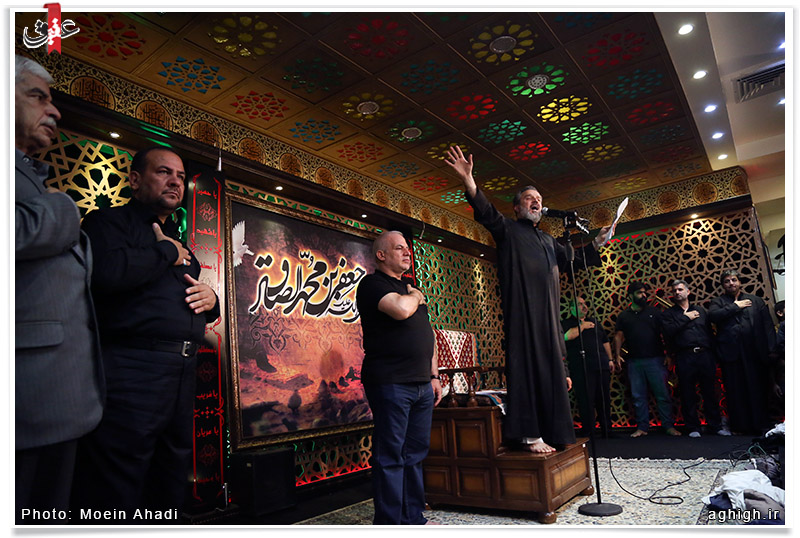 مداحی ملاباسم کربلایی در حسینیه انصارالحسین