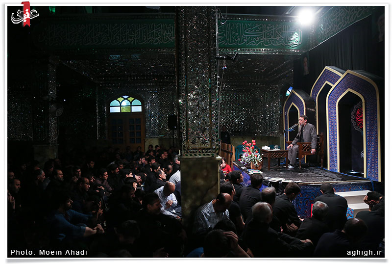 مداحی حاج امیر احمدی در احیا شب قدر درامامزاده حسن