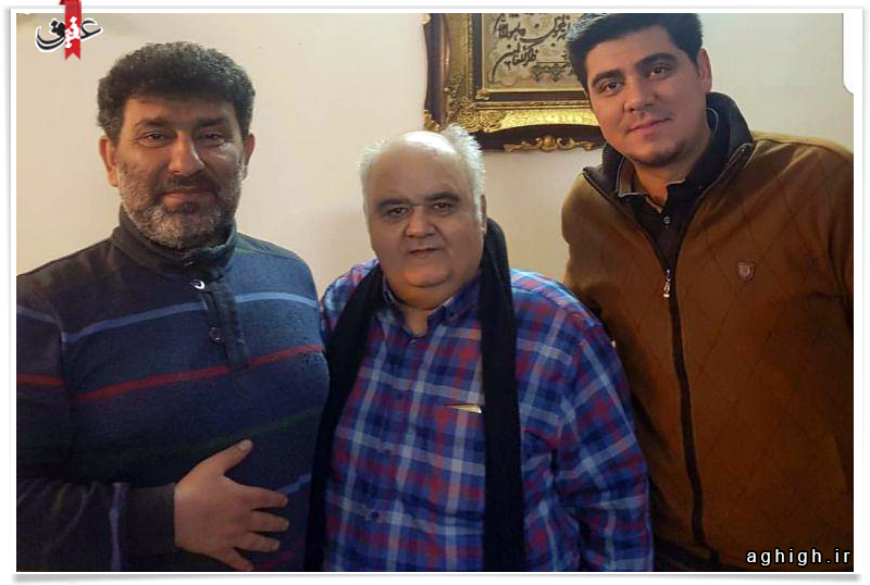 عیادت اکبر عبدی از حاج سعید حدادیان