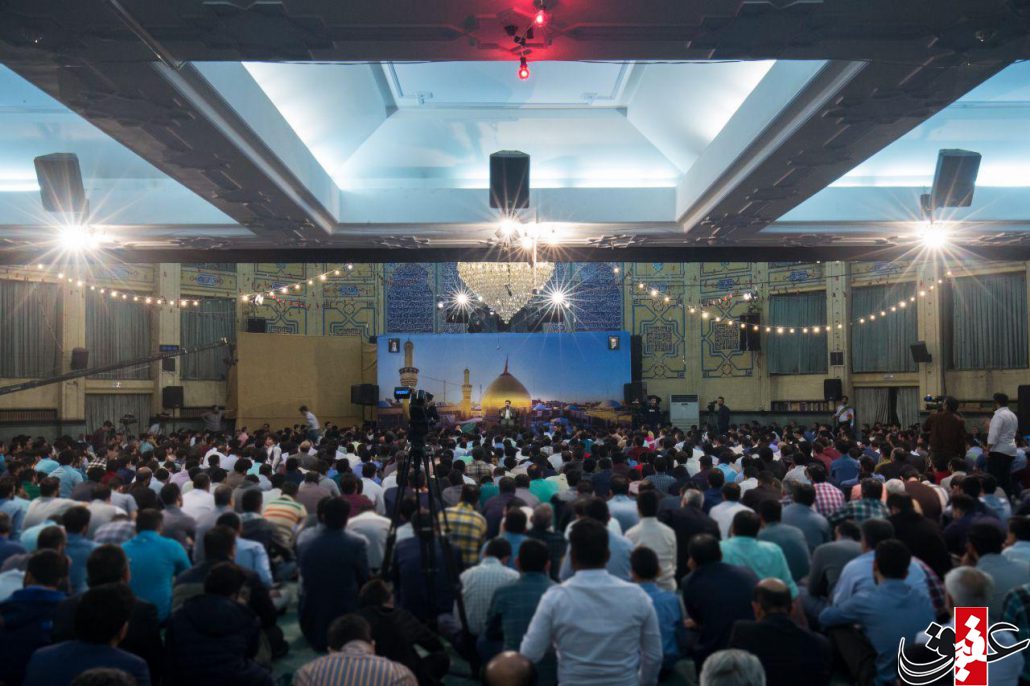 شب ولادت امام حسین(ع) در هیئت مکتب الزهرا(س)