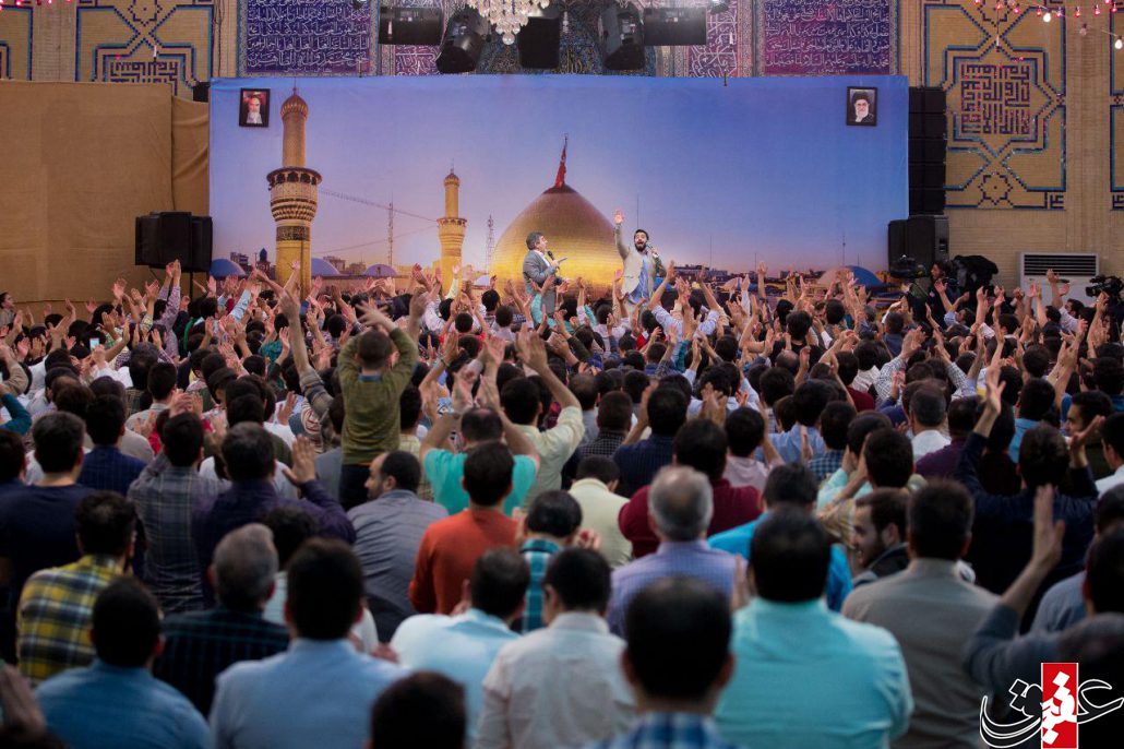 شب ولادت امام حسین(ع) در هیئت مکتب الزهرا(س)