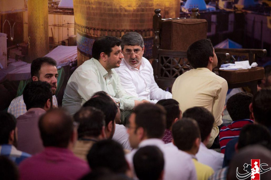 شب ولادت امام حسین(ع) در هیئت مکتب الزهرا(س)