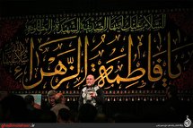 شب آخر مراسم عزاداری شهادت حضرت زهرا (س) در مسجد ارک