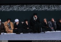 عزاداری شب شهادت حضرت زهرا در بیت رهبری