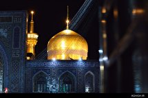 شب چهاردهم ماه مبارک رمضان در حرم امام رضا(ع)