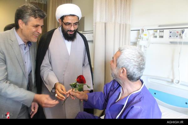 عیادت امام جمعه همدان از بیماران+ عکس عیادت امام جمعه همدان از بیماران+ عکس