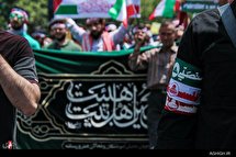 حضور اعضاء هیئت هنر در راهپیمایی روز قدس