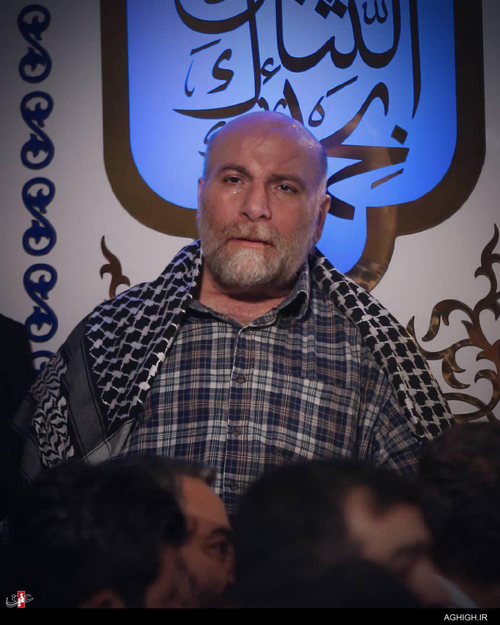 حضور حاج حسین سازور در مسجد ارک