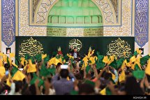 شب پانزدهم ماه مبارک رمضان در حرم امام رضا(ع)