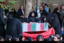 وداع با همسنگران شهید اصفهان