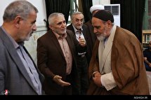 مراسم ترحیم آیت الله فقهی در مسجد الرحمن تهران