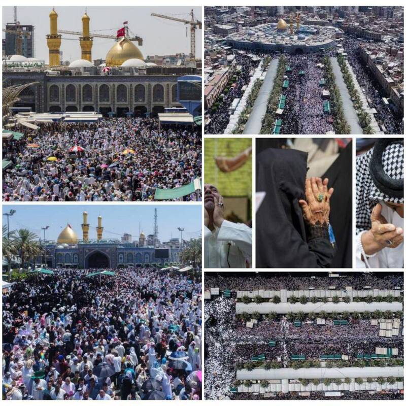 عکس/ دعای عرفه در کربلا