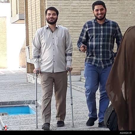 دیدار غدیرانه دو مداح جوان+عکس دیدار غدیرانه دو مداح جوان+عکس