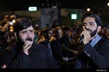 دسته عزاداری هیئت رایة الرضا(ع) در شب هفتم محرم