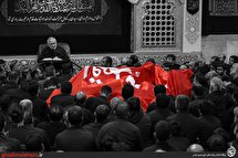 روز تاسوعای حسینی در حسینیه صنف لباس فروشان
