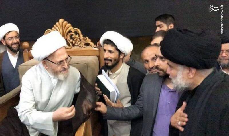 عکس/ مقتدی صدر در قم