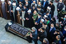 تصاویری از مراسم تشییع و تدفین آیت الله مصباح در قم