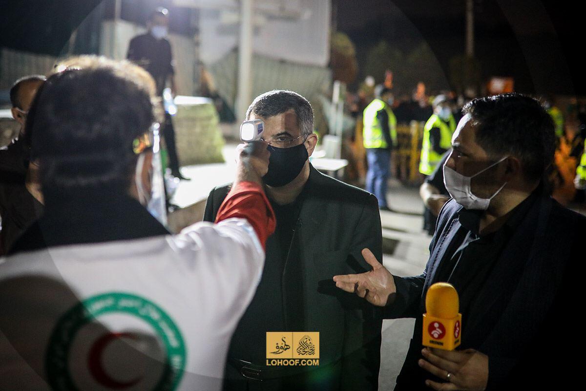 حضور معاون وزیر بهداشت در مراسم هیئت ریحانةالحسین(ع)